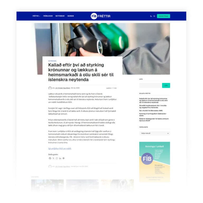 FÍB Fréttir